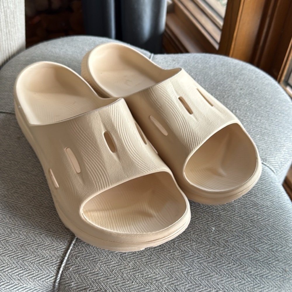 Hoka Cream Slide Sandals - Picture 2 of 6